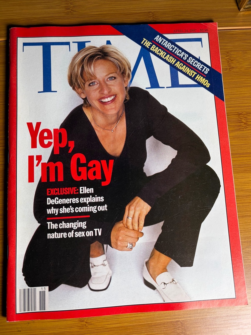 Time Magazine with Ellen DeGeneres on Cover Coming Out